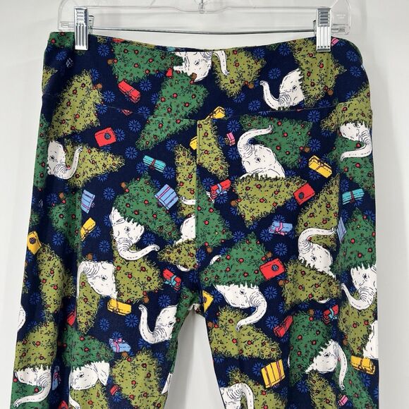 LuLaRoe Leggings Christmas Tree White Elephant Presents Holiday Tall Curvy - Picture 2 of 8